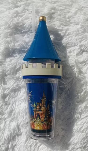 Disney Tumbler with Straw - Cinderella Castle - Light Up