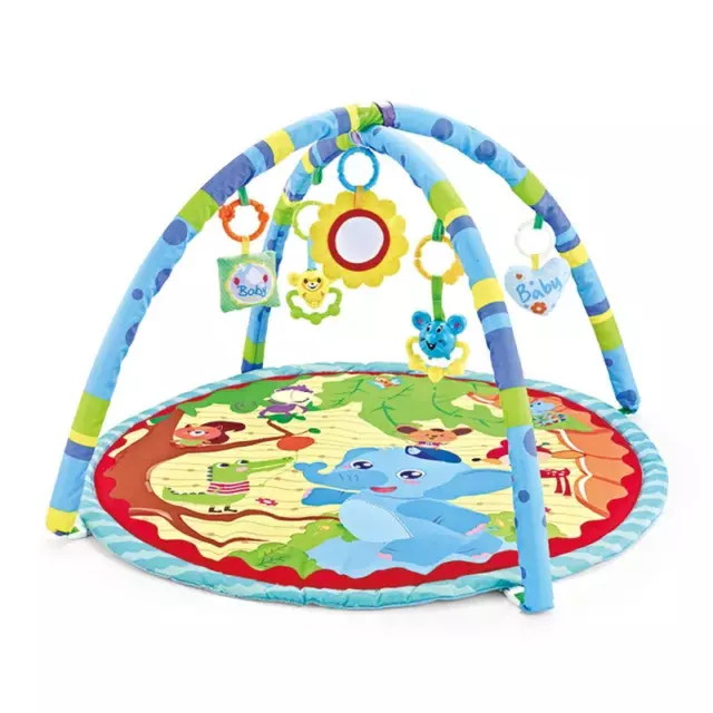 Multifunctional Fitness Frame round Play Crawling Mat 0-12 Months Baby Puzzle Ga