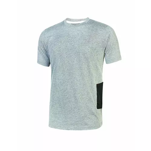 T-shirt da lavoro U Power Road slim-fit colore grigio