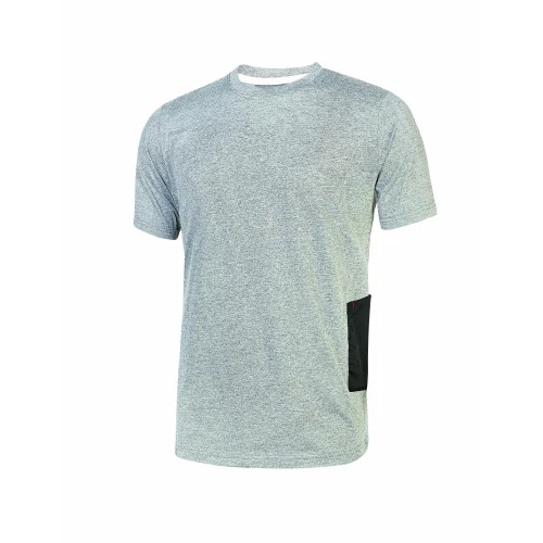 T-shirt da lavoro U Power Road slim-fit colore grigio