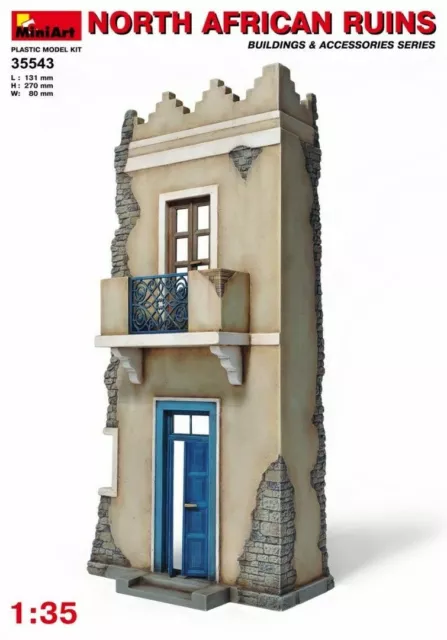 MiniArt North African Ruins Nordafrikanische Ruinen 1:35 Bausatz Kit 35543