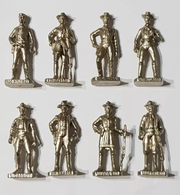 Metalfiguren Soldatini Kinder Serie completa  Cowboys II Cromato