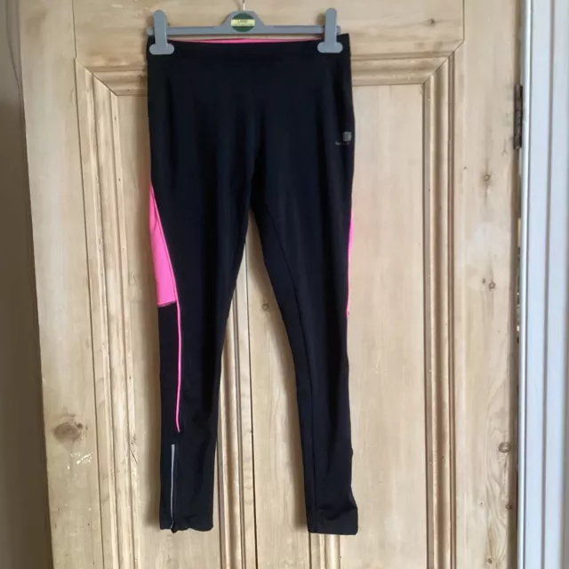 KARRIMOR RUN - Ladies  Black / Pink Running Leggings Activewear Size 10