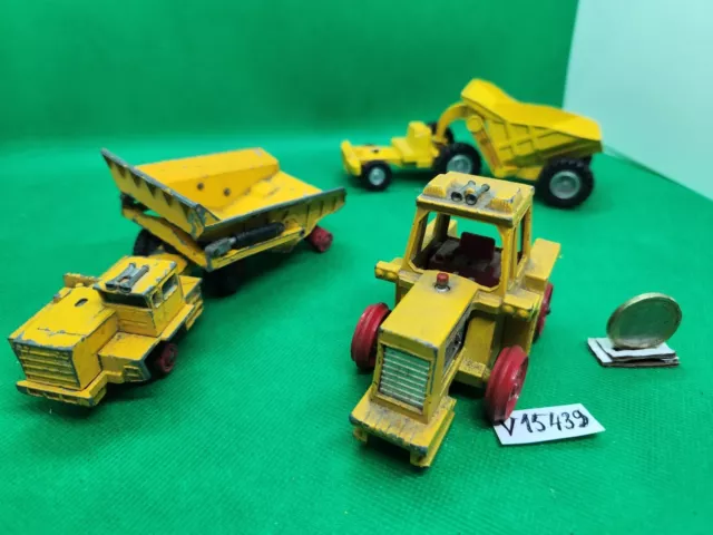 (71) petites voitures matchbox lot camions tracteurs remorques en l'état... !