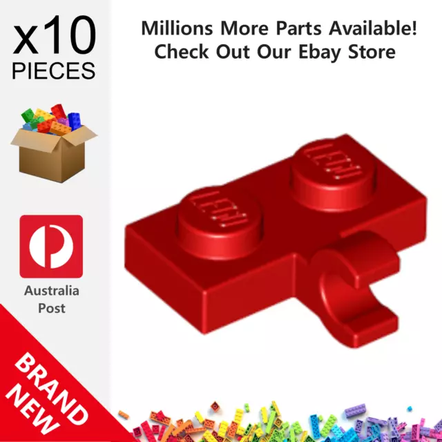 10x Genuine LEGO™ - Modified 1 x 2 with Clip on Side Plates - 11476 65458 New