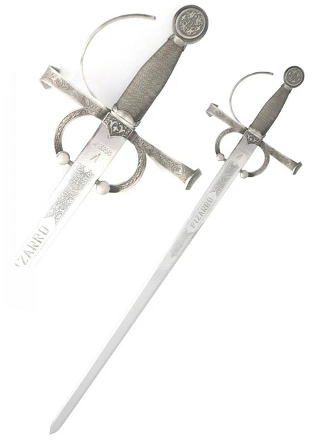 Spada antica XVI secolo da collezione in acciaio forgiato a Toledo spade 103 cm
