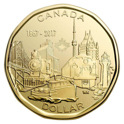 2017 Canada Canada 150 Connecting a Nation Loon Dollar $1 - from roll