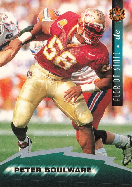 PETER BOULWARE SCORE #22 1997 tableau de bord Talk N’ Sports Florida