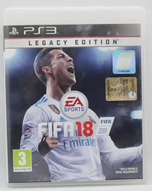 Fifa 18 Legacy Edition Ea Sports Playstation 3 Ps3 Completo Italiano