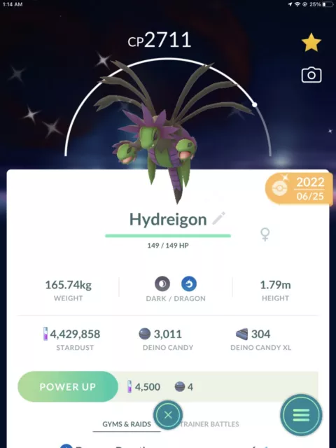 10x Deino Pokemon Trade GO Pokémon Not Shiny Lucky Chance Hydreigon Gen5  Unova