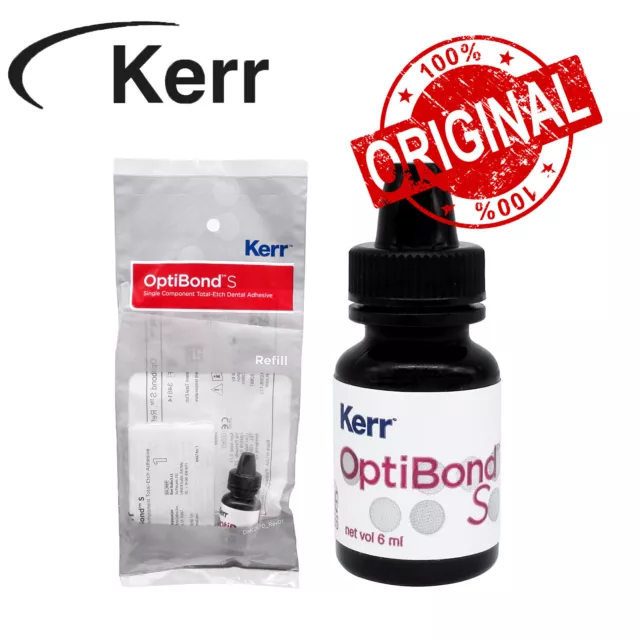 Kerr OptiBond S Total Etch - 6mL Dental Bonding Agent Single Component Bottle DC