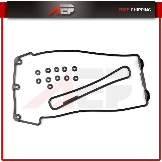 Fits BMW E38 E39 E53 540i 740i il X5 2003-2005 Valve Cover Gasket Set W/Grommets