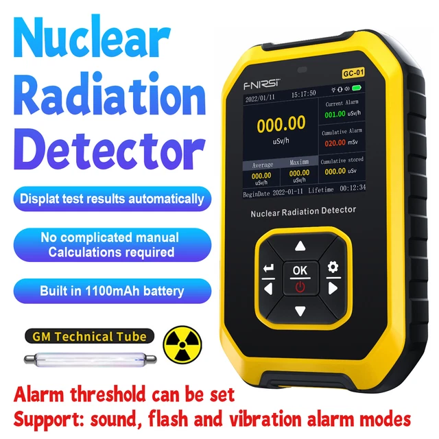 PORTABLE NUCLEAR RADIATION Detector Geiger Counter Dosimeter Xrays β