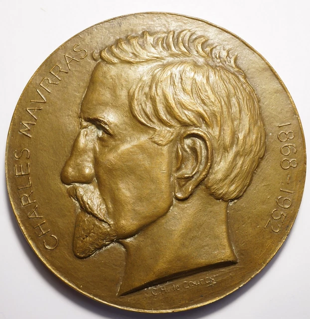 Médaille Charles Maurras - Action Française - Bronze - XXème Siècle - Occasion