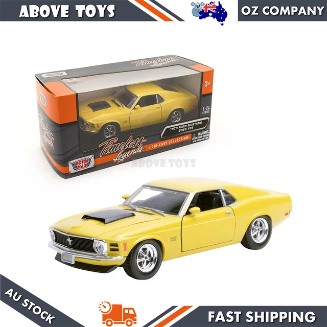 Ertl 1/18 Diecast 7484 - 1970 Ford Boss 302 Mustang Jaune - Occasion