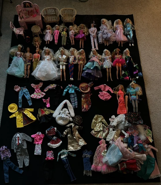HUGE MATTEL BARBIE Doll Lot 70’s 80’s 90’s 23 Barbies, Accessories