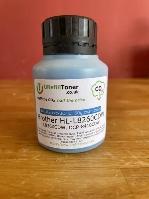 Brother Hl-l8260cdw Toner-Cyan 60g Toner-3K Page Yield. Refill Yourself.