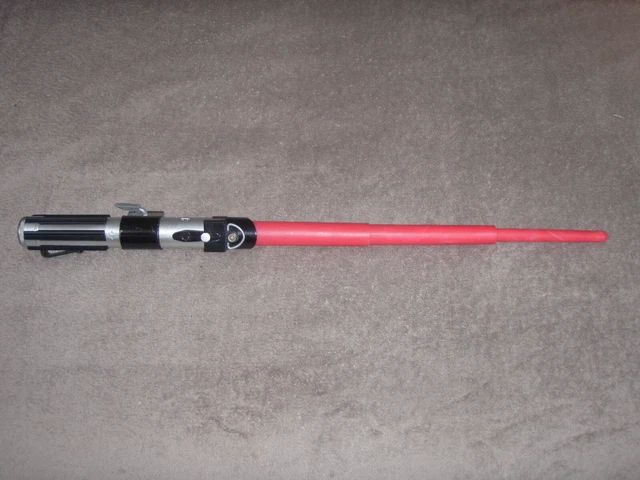 Star Wars  Lightsaber Darth Vader Red 2012 Hasbro  Flick Out Extendable Cosplay