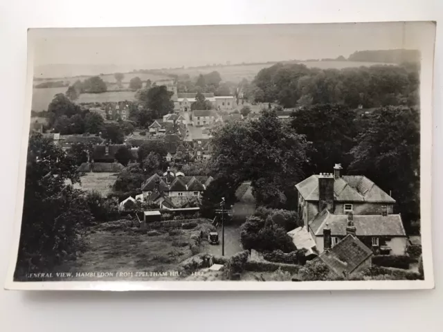 Hambledon from Speltham Hill nr Real Photograph Norman Series