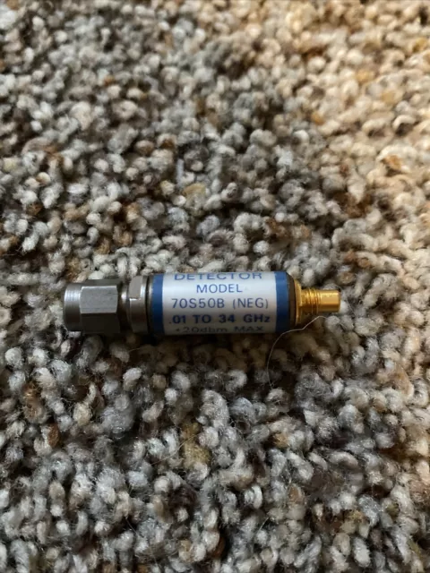 WILTRON 70S50B 0.01-34GHz 3.5mm-SMC High Frequency Coaxial RF Microwave Detector