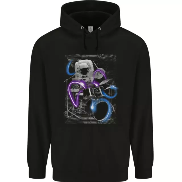 Astronaut Drummer Drumming Drums Childrens Kids Hoodie