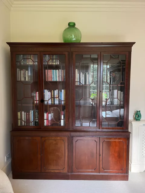 Mahogany Astral Glazed Bookcase