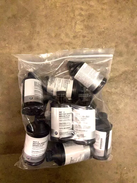 BMW DOT 4 Brake Fluid 81220142156 Pack of 10