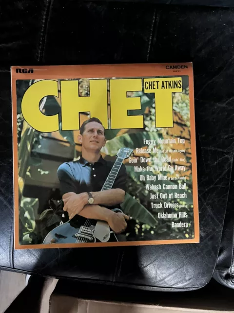 CHET ATKINS Chet 1969  UK vinyl  LP,EXCELLENT CONDITION Self titled S/T same A