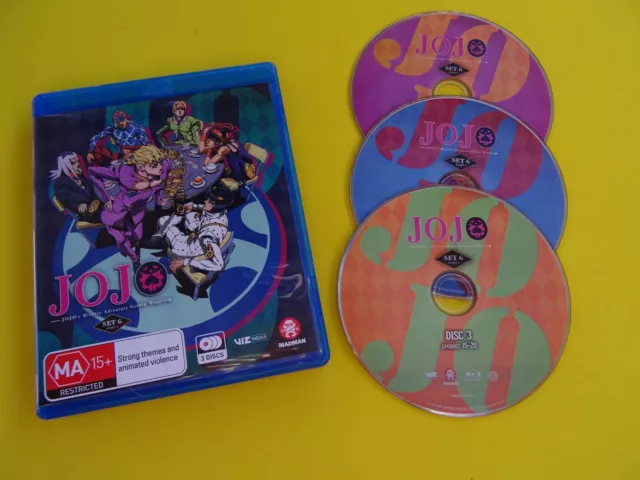 Anime DVD JoJo's Bizarre Adventure Season 1-6 + Live Action Movie English  Dubbed