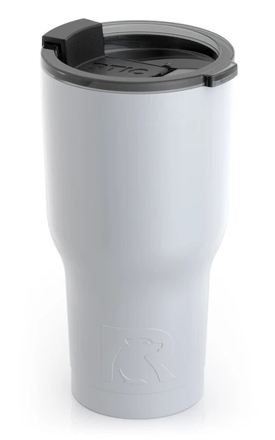 RTIC 20 oz Tumbler Hot Cold Double Wall Vacuum Insulated 20oz WHITE 2