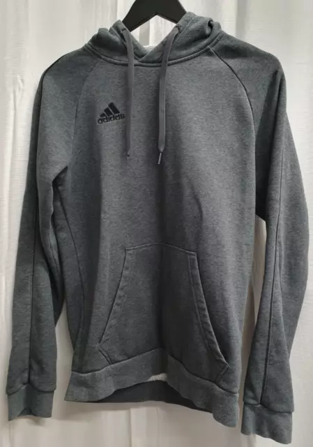 mens grey Adidas Hoodie pullover S small black