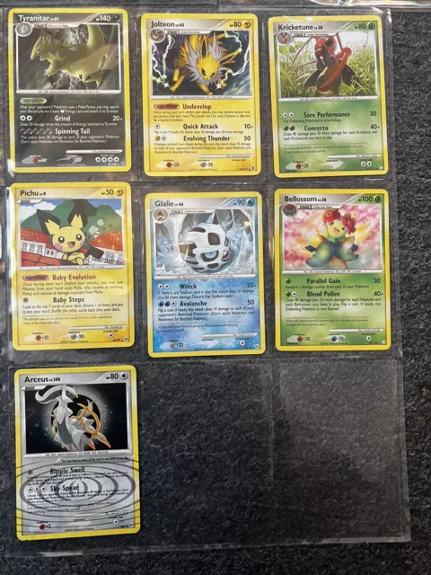 Pokémon TCG Job Lot Bundle 43 Rare Cards From HeartGold&SoulSilver & Platinum 2