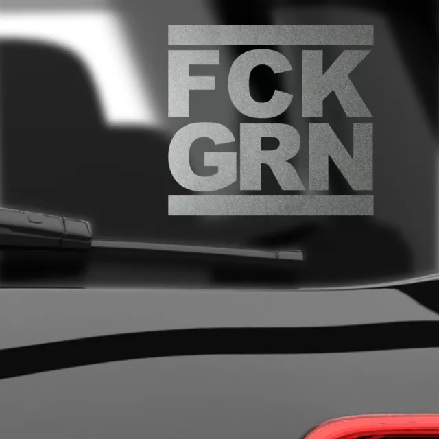 FCK GRN FUCK GRÜNE FCK GRÜN GREEN Auto Aufkleber Sticker Fuck Off V8 Hot  Rod EUR 5,89 - PicClick DE