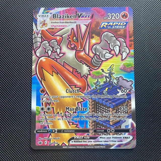 Blaziken VMAX (201/198) [Sword & Shield: Chilling Reign] Blaziken VMAX 2021  Pokemon Chilling Reign #201 | Barnebys
