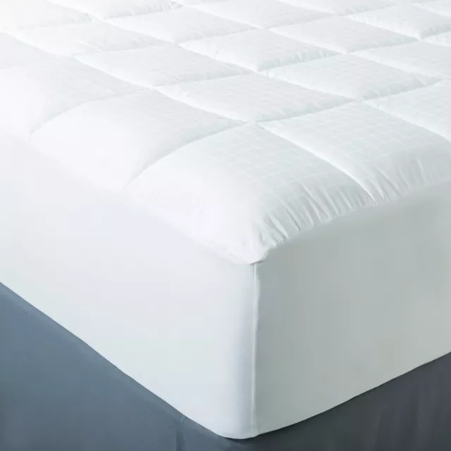 Extra Deep Quilted Mattress Protector Cotton Fitted Topper Cover / Cheap Prices