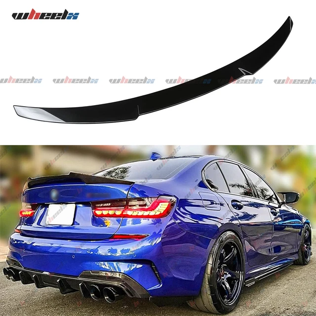 Real Carbon Fiber High-Kick Trunk Spoiler For 2019-2025 BMW G20 330i M340 G80 M3