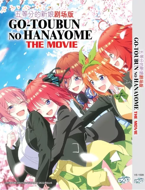 ANIME DVD GO-TOUBUN No Hanayome The Movie English Subtitle Region