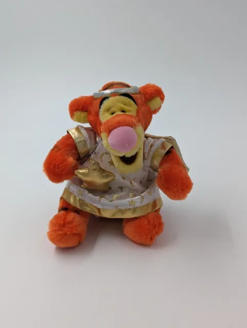 Disney Store Winnie The Pooh Angel Tigger Christmas Tree Topper Plush Soft Toy