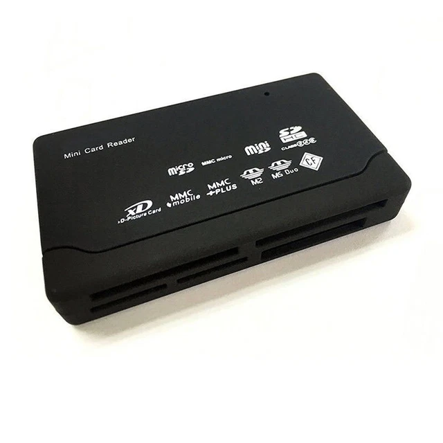 Lector de tarjetas TF CF XD adaptador de tarjetas MMC kit de memoria pieza accesorio útil