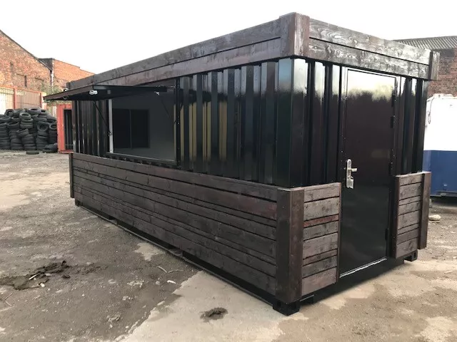 20ft x 8ft  Cladded Food/Drink Outlet shipping container  - Edinburgh