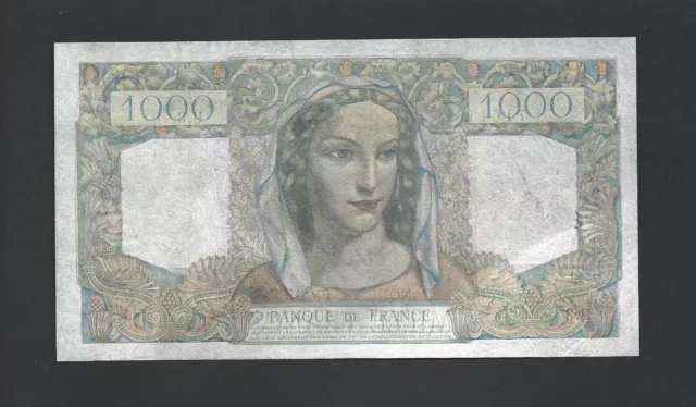1000 Francs Minerve Et Hercule Du 12/4/1945 état sup+ 2