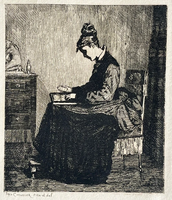 James Mc Neill Whistler Gravure Eau Forte Etching Alderney Street Rue a Londres