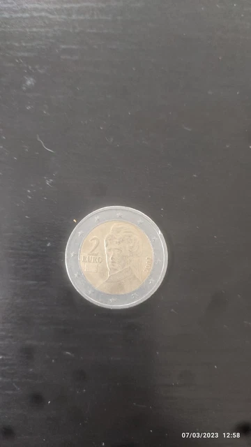 pièce de 2 euros rare 2002 dante alighieri