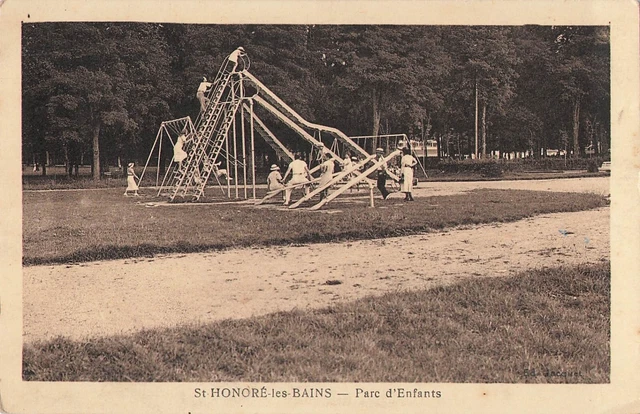 SAINT HONORE LES BAINS - 58 - Parc d'Enfants - animée - 43607