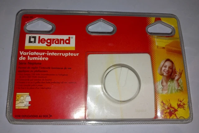 Interrupteur Variateur Legrand Chambord Beige 300W - Neuf Sous Emballage, Pour Régler L'intensité Lumineuse