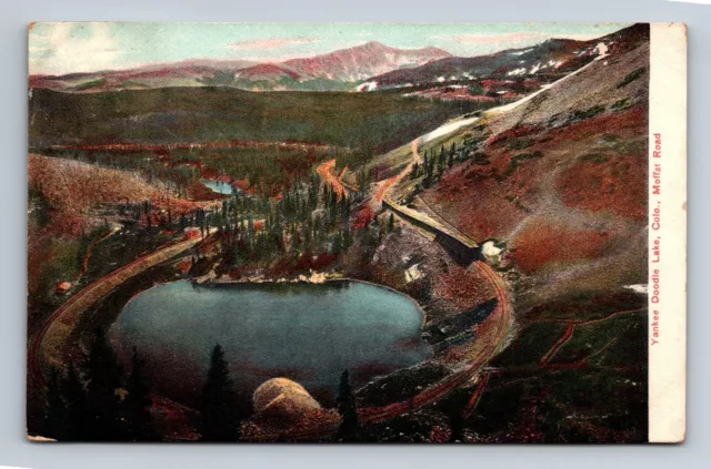 Yankee Doodle Lake Moffat Road Colorado Postcard