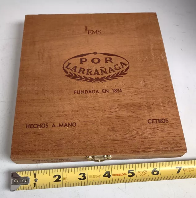 Vintage POR LARRANAGA Empty Cetros Cigar Box - Dominican Republic