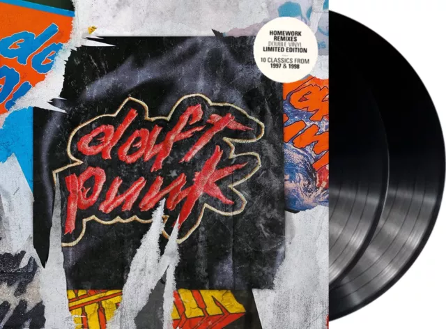 Daft Punk "homework (remixes)" limited Edition Vinyl 2LP NEU Album 2022