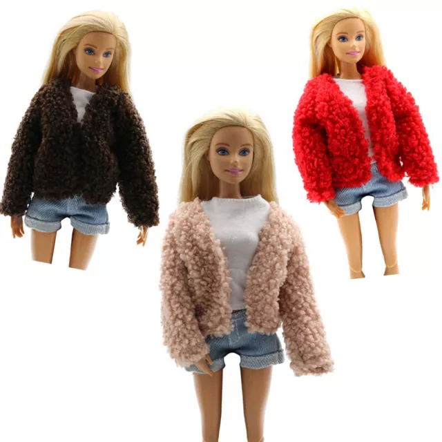 Winter Coat For 11.5" Doll Clothes Fashion Outfits 1/6 Dolls Accessories DIY Toy