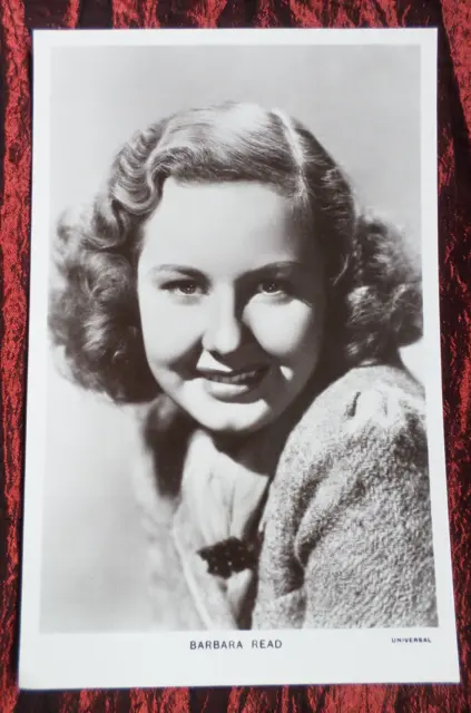 Barbara Read  - Film Star Vintage Picturegoer Post Card - #1141